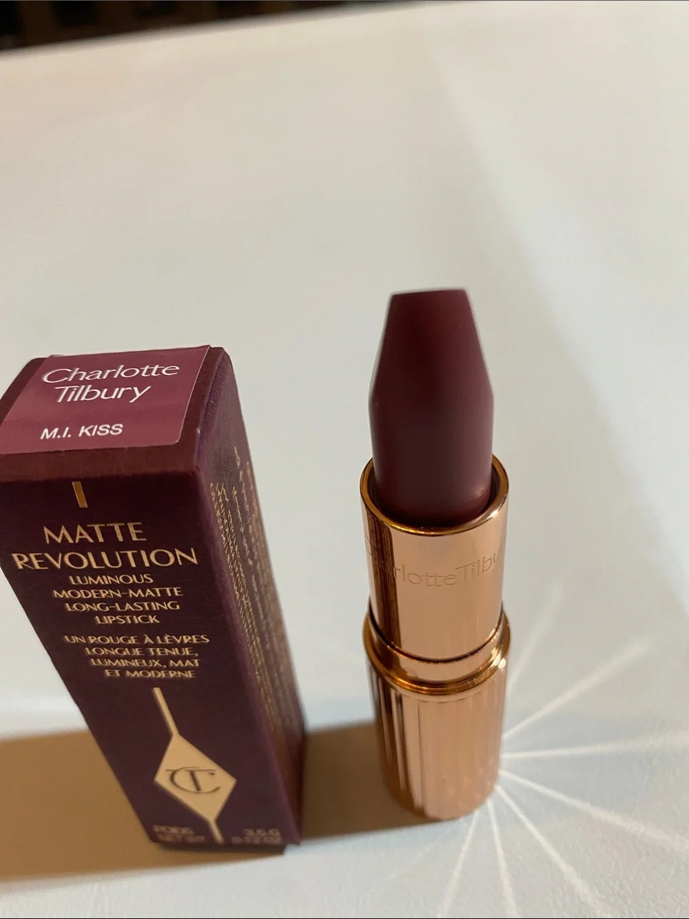 Velvety Matte Lipstick — Dusty Rose Mauve M.I.Kiss